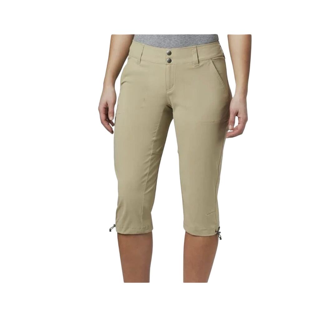 Columbia Omni Shield Saturday Trail II Knee Pant Beige Hiking Outdoor Womens 6